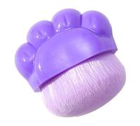 PRETYZOOM Portable Cat Claw Makeup Brush Purple Concealer Foundation Brush Blush Tool for Smooth Natural Finish Travel-friendly Cosmetic for Easy Application