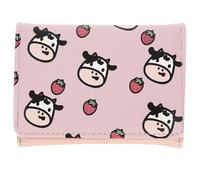 PRETYZOOM Portable Cow Print Wallet for Women with Three Fold Design, Pu Material, Organise Small Items and Cash, Mini Storage Pouch Suitable for Everyday Use