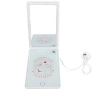 PRETYZOOM Portable Face Mask Warmer with Makeup Mirror, USB Powered Sheet Mask Heater with Timing Setting, Abs Material, Compact Design for On-the-go and Traveling Use