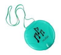 PRETYZOOM Portable Green Plastic CD Storage Case with Moistureproof Feature and Extended Lifespan, Creative Design for Home and Music Festivals, for Music Lovers