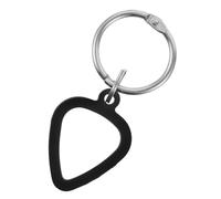 PRETYZOOM Portable Guitar Pick Holder Keychain Prevents Wear and Tear, for Practice and Live Sessions Lightweight Alloy and Silicone Material for Ukulele Plectrum and Guitar Pick