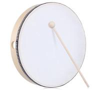 PRETYZOOM Portable Handheld Wooden Frame Drum with Stick Percussion Instrument for Adults Clear Sound Quality Easy to Learn for Music Lessons Performances and Parties