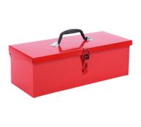PRETYZOOM Portable Metal Tool Storage Box with Single-layer Design and Cold-rolled Sheet Material, Essential Mechanics Tools Organizer for Maintenance and Other Occasions