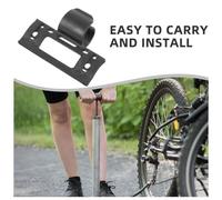 PRETYZOOM Portable Mini Bike Pump Holder Clamp, Fixed Bicycle Frame Mount Bracket for Mountain and Road Bikes, Black Bicycle Pump Clip with Secure Lock for Outdoor Cycling