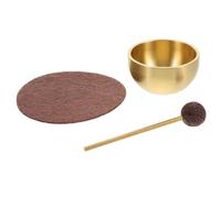 PRETYZOOM Portable Mini Tibetan Singing Bowl Set with Mallet and Cushion, Sound Bowl Meditation Kit for Yoga, Mindfulness, Chakra Balancing, and Travel Healing