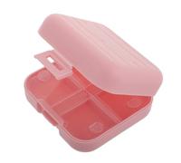 PRETYZOOM Portable Pill Organizer with Airtight Compartments Stylish Mini Medicine Holder for Travel Daily Use Compact Emergency Pill Case for Men and Women Convenient Supplements