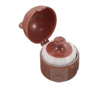 PRETYZOOM Portable Plastic Container for Travel Use for Dusting Powder and Keeping Applicators Organized