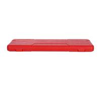 PRETYZOOM Portable Red Plastic Caliper Box with Blow-moulded Exterior Design, Protective Case for Vernier Caliper Storage, Carrying Box for Tool Organisation