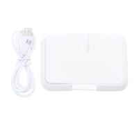 PRETYZOOM Portable Wipes Tissue Warmer Box for Wet Tissue Heating with Constant Temperature and Abs Material, Suitable for Use When Going and Can be Put in Bag