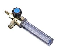 PRETYZOOM Pressure Reducer Flowmeter Low Weight and Unbreakable Design Alloy for Argon and Carbon Dioxide Suitable for Home Brew System and Home-made Kegerator Use