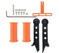 PRETYZOOM Printer Filament Holder Plastic Spool Stand with Dual Rack for 3D Printer Filament Storage Suitable for Workshop and Home Use