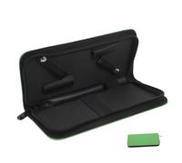 PRETYZOOM Professional Hair Cutting Tool Bag for Hairdressers and Barbers with Pu Material, Big Capacity to Hold Two Scissors, Practical and Stylish Hairdresser Scissor Holder Bag for Safe
