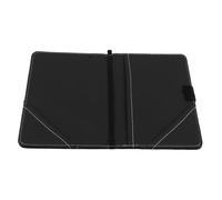 PRETYZOOM PU Leather Golf Scorecard Holder Black Yardage Book Cover with Pocket for Golf Score Notebook for Club Accessories and Sports Journal