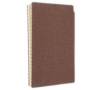 PRETYZOOM Pu Leather Pocket Notebook A6 Softcover Brown Small Journal Portable Memo Pad for Students Office Supplies Professional Pocket Journal