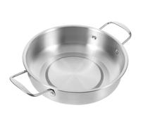 PRETYZOOM Ramen Noodle Pot Stainless Steel and Sufficient Capacity with Ergonomic Handles for Cooking Noodles and Vegetables at The Beach Or Cafe