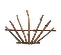 PRETYZOOM Rattan Frame Finger Shape Decoration for Holiday Party Photo Props Natural Wood Twig Craft Material for DIY Crafts for Nursery Classroom Environment Setup