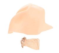 PRETYZOOM Realistic Latex Bald Cap for Adults Soft Breathable Balding Head Makeup Scalp Cover Flexible Costume Accessory for Movie Party Cosplay Suitable for Men and Women