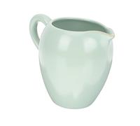 PRETYZOOM Regency Style Milk Cup for Coffee Green Ceramic Creamer Pitcher Handle Multi-use for Sugar Honey Syrup