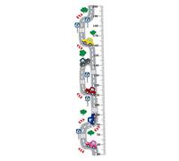 PRETYZOOM Removable Wall Sticker for Boys and Girls PVC Height Sticker Cartoon Characters Easy to Apply Wall Decal for Bedroom (30x151cm)