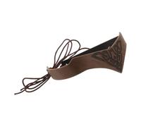 PRETYZOOM Renaissance Headband Costume Accessory for Men and Women, Lightweight Adjustable Pu Leather Headband with Embossed Knot and Norse Patterns, for Theme Parties and Festivals