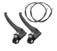 PRETYZOOM Replacement Brake Handles for Wheelchair with Antibackslide Mechanism and Quick Response System, Metal and Plastic Material, for Elderly Use in Public Spaces and Outdoor Activities