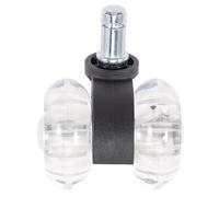 PRETYZOOM Replacement Chair Caster Office Chair Wheels Pu Material Easy to Install