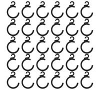 PRETYZOOM Replacement Clamp Cable Chair Brake Wheelchair Clips for 30pcs, Wear Resistant Black Pa Plastic Line Fasteners, Bulk Value Pack Rollator for Transport Mobility