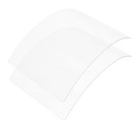 PRETYZOOM Replacement Sandblasting Hood Lens 4Mm 2Pcs Glass Outer Protective Film for Welding, Grinding and Sandblasting Face Shield Use