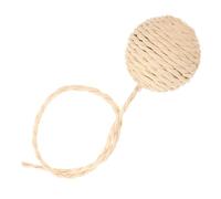 PRETYZOOM Replacement Sisal Rope Scratch Ball with Bells for Cat Indoor Scratching Post Accessory Interactive Kitten