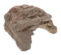 PRETYZOOM Resin Reptile Hide Cave Creative Design, Lightweight and Safe for Pets, Reptile Box Adornment for Terrarium Habitat and Snake Hideout