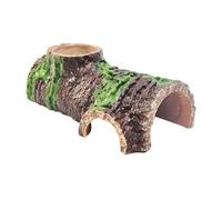 PRETYZOOM Resin Reptile Rock Hideout Cave for Gecko with Water Dish and Basking Platform and Hiding Shelter for Different Terrarium Setups for Lizards, Snakes, and Spiders