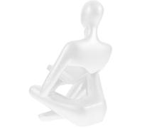 PRETYZOOM Resin Thinker Statue Abstract Reader Ornament for Home and Office Decor, Finely Carved Modern Art Sculpture Serving Life, Nordic Luxury Style for Elegant Living Spaces