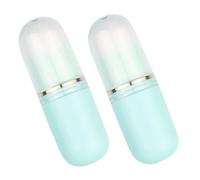 PRETYZOOM Retractable Makeup Brush Adjustable Portable Face Blush Foundation Brush with Soft Bristles Travel-friendly Design for Liquid and Powder Contouring in Blue