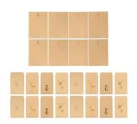 PRETYZOOM Retro Fawn Pattern Kraft Paper Letter Papers and Envelopes with Smooth Writing Surface, Khaki Colour, for Sending Thank You Cards Or Writing Letters to Friends