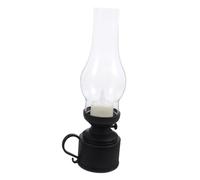 PRETYZOOM Retro Kerosene Lamp Decorative Hurricane Lamp Rechargeable Night Light Vintage Oil Lantern Antique Light Lamp Oil Burning Lantern Flameless Kerosene Lamp Outdoor Hanging Lantern Pp