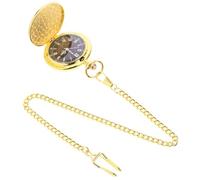 PRETYZOOM Retro Quartz Pocket Watch for Men, Classic Two-Faced Design with Alloy Case, Easy to Read and Good Decoration, Vintage Style Pocket Watch Suitable for Daily Use and Gifts