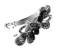PRETYZOOM Rhinestone Hair Clip for Women Elegant Bling Bow Knot Barrette Spring Clip with Shining Crystals Fine Metal Craft Comfortable Fit Wedding and Aesthetic Hair Accessories