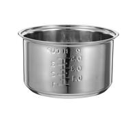 PRETYZOOM Rice Cooker and Stainless Steel 1.6l Inner Pot Easy to Clean Replacement Accessory for Porridge Cooking Stewing Universal Compatibility