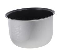 PRETYZOOM Rice Cooker Inner Pot with 2pcs Rice Spoon 5L Alloy Inner Cooking Pot Insert Non-stick Asian Rice Cooker Replacement for Electric Cooker