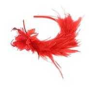 PRETYZOOM Roaring Plume Headband for Women Lightweight Vintage Hair Accessory Carnival Headpiece for Prom Cosplay Wedding Party