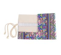PRETYZOOM Roll up Pencil Case with Cloth Material and Convenient Storage Prevent Pen Point from Breaking Slim and Fashionable Pencil Roll up Case for Paintbrush and Colour Pens