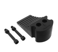 PRETYZOOM Rubber Car Wheel Chock Stopper for Garage Parking, Single Triangular Anti-Skid Block, Sturdy Tire Stabilizer for Cars, RV, Motorhome, and Trailer