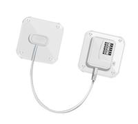 PRETYZOOM Safety Refrigerator Door Lock with Digital Combination Non-Perforated White Plastic Password Lock for Freezers Cabinets and Windows Heat-Resistant Appliance Security