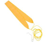 PRETYZOOM Saxophone Cleaning Cloth Music Instrument Cleaning Cloth Fleece Material 25.55x1.89x0.08in Size Yellow Colour Improves Sound Quality for Bamboo Flute and Oboe Musicians