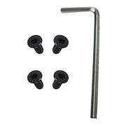 PRETYZOOM Scooter Screws Replacement Set for Electric Scooter Handlebar Tube Pole Wear-resistant Replacement Screws with Keys Stable Performance Spare Parts for Mobility Accessories