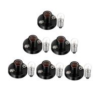 PRETYZOOM Screw Light Bulb Holder with Bulbs High-strength Material Quick Wire Installation for Students Educational Kit