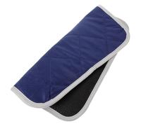 PRETYZOOM Self Heating Dog Mat with Machine Washable Cloth Cover, Navy Blue Lattice Design Heated Pet Pad for Year-round Use and Low Temperatures, Comfortable Warm Vet Bed for Dogs and Pets
