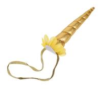 PRETYZOOM Shiny Horn Headband Fairy Costume Elastic Headband Halloween Cosplay Costume Headpiece