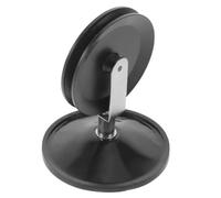 PRETYZOOM Single Pulley Block for Physics Experiments with Fixed Plastic Wheel and Suction Base, Visualizing Force Composition, Versatile Compatibility for Newton’s Law and Mechanics