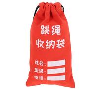PRETYZOOM Skipping Rope Storage Pouch Heavy-duty Canvas for Students
